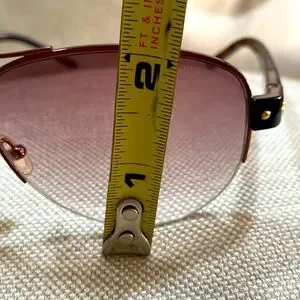 Jimmy Choo sunglasses ? made in Italy brown temples with gold nails on Jimmy Choo sunglasses ? made in Italy brown temples with  main image 2